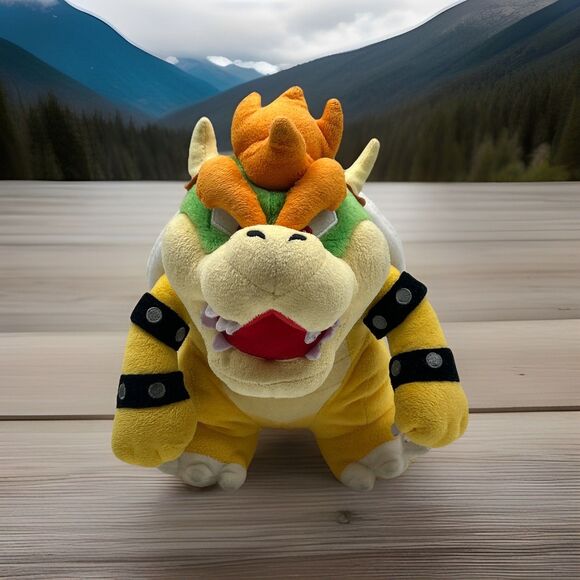 Nintendo Other - Sanei Mario Plush Bowser All Star Collection Nintendo Figure 11"